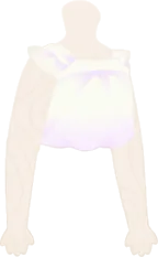 ふんわりフリルトップスの画像
