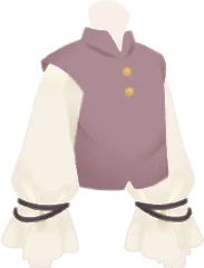 紫ベストのハンタートップスの画像