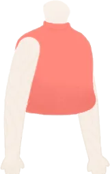 ハイネックノースリーブニットの画像
