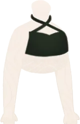 クロスビスチェトップスの画像