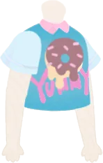 YUMMYドーナツTシャツの画像