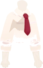 ネクタイ付き腕まくりシャツの画像