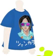 ツァンカラTシャツ・青の画像