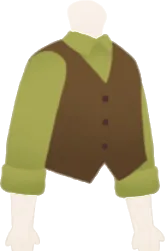 森を探索する少年のトップスの画像