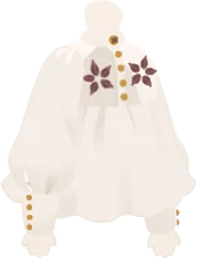 シャラの刺繍ブラウスの画像