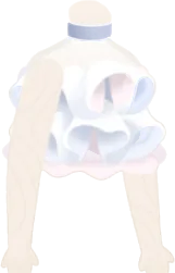 シロキクラゲのフリルトップスの画像