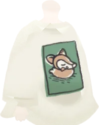 トピネ柄プリントロングTシャツの画像