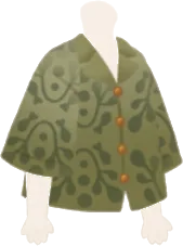 シンプルなリラックス柄入りシャツの画像