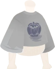 デッサン柄りんごTシャツ・グレーの画像