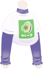 Tシャツ&シースルーインナーの画像