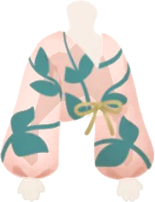 ガジュマル柄トップスの画像