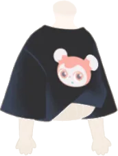 パステルピグミーシャツ・ブラックの画像