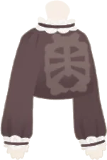 リブケージデザイントップスの画像