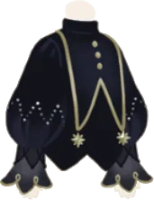 清らかなトップス・黒の画像