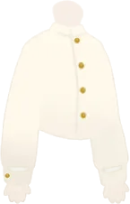レトロな立襟シャツの画像