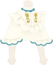 花柄のフリルブラウスの画像
