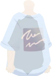 ロゴ入りビッグシルエットTシャツの画像