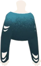 ダークブルーのクラッシュTシャツの画像