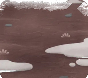 雪解けの森の床の画像
