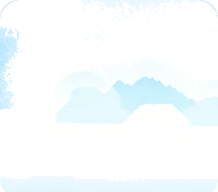 晴れ渡るガーデンの空の画像