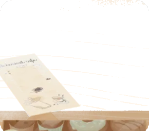 カフェのカウンターの画像