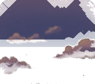 優しい紫の夕暮れの画像