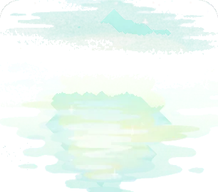 光に照らされた水面の画像