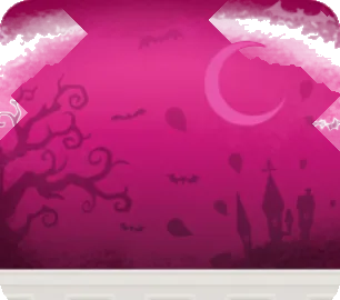 ピンクハロウィンな壁の画像