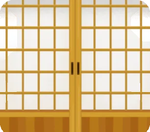 きれいな障子の画像