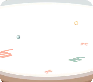 クラフト素材がたくさん入った棚の画像