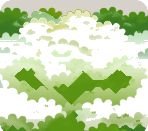 苔だらけになった机の画像