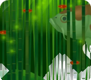 瞑想の竹林の画像
