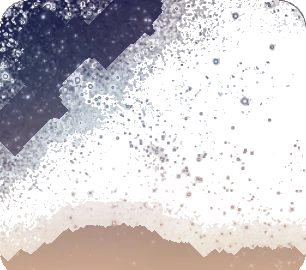 明け方の星空の画像