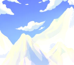 澄んだ空気の雪山の画像