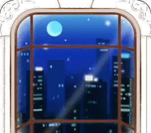 エレベーターの窓・cityの画像