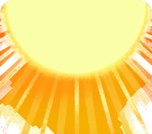 神々しく大きな輝きが照らす背景の画像