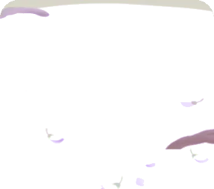 藤の花びらが積もった床の画像