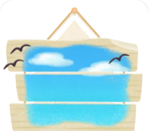 澄んだ青に色づく手作り海の空の画像