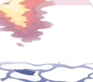 黄昏にきらめく水面の画像