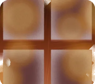 明かり映す窓の画像
