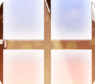 朝日差す窓の画像
