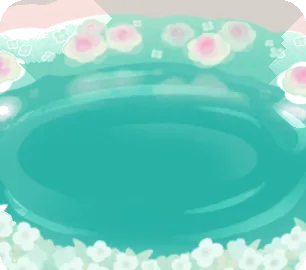 冬の静寂の花畑の画像