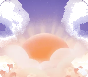 天上の夜明けの画像