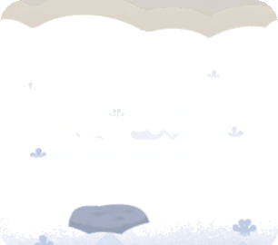 雪に覆われた石路の画像