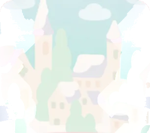 街並みが描かれた丸い部屋の壁紙の画像