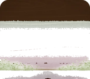 苔を載せたデスクの画像