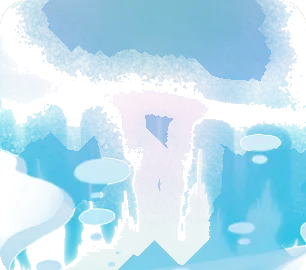 街を閉じ込めた氷の湖の画像