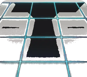 暗く怪しい研究所の床の画像