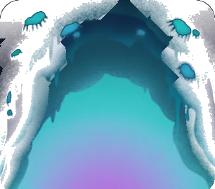 幻想洞窟の天井の画像
