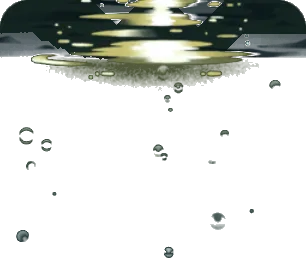 神秘的な水中空間の画像